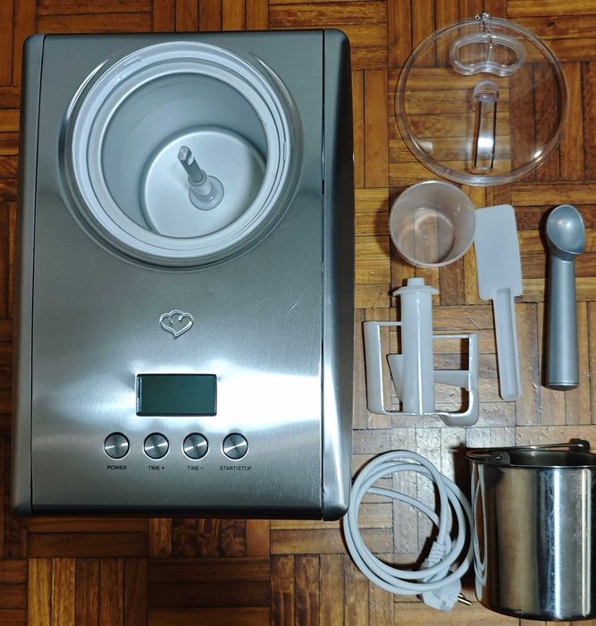 Máquina de Gelados c/ Compressor Springlane Emma (1.5L) – Como Nova + Extras