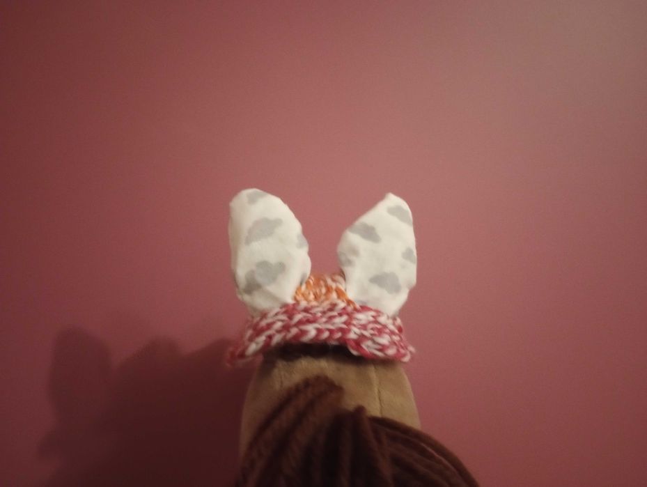 Nauszniki dla hobby horse.