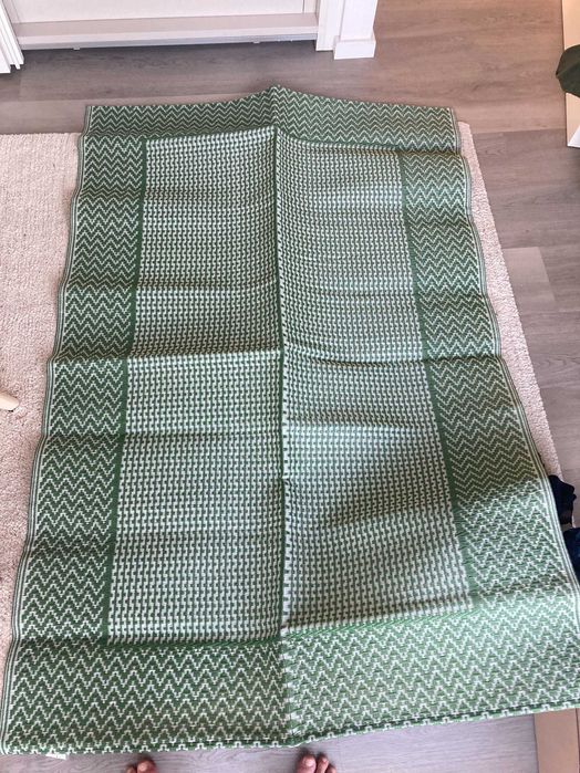 Tapete de exterior / jardim 120x180 cm verde - nova