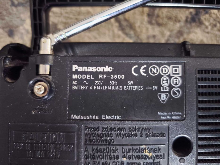 Panasonic RF-3500E9 przenośne radio