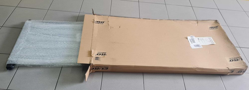 Estendal de parede dobrável preto - Novo