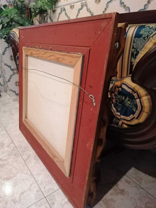 Quadro em óleo sobre tela - Origem USA