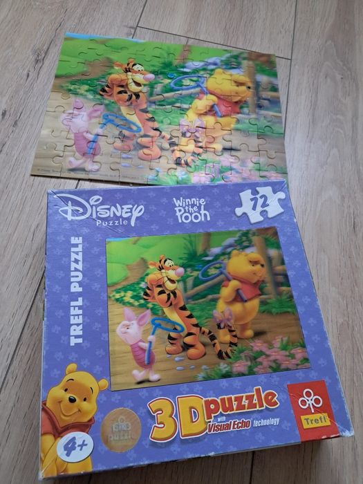 puzzle 3d disney kubus puchatek