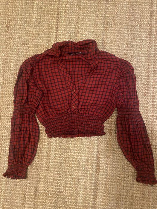 Camisa zara s encarnada