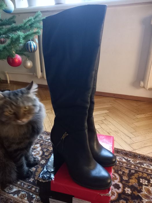 Чоботи натуральна італійська шкіра, нові