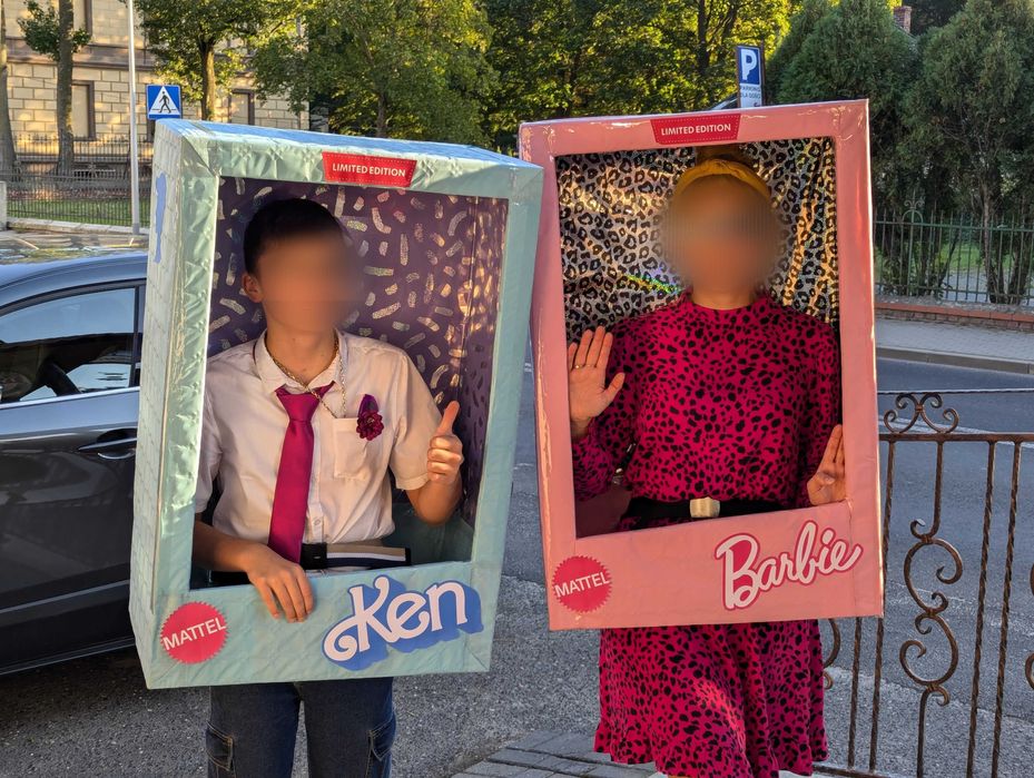 Barbie box, przebranie Barbie