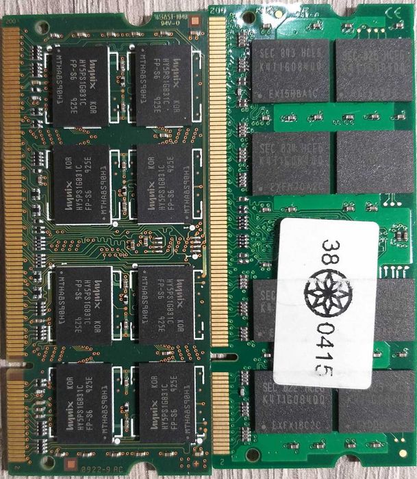 память для ноутбука 2Gb 2Гб DDR2 PC2 so-dimm