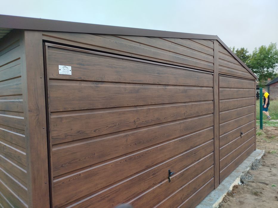 Garaż Blaszany, Blaszak, 5 x 6 Złoty Dąb + FILC