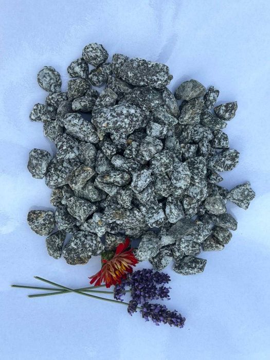 Kamień granitowy, dalmatyńczyk, grys, żwir ogrodowy, sjenit