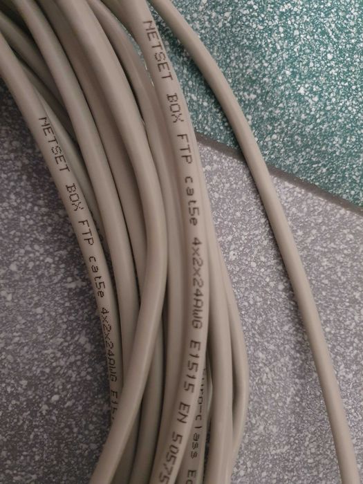 Przewód NETSET F/UTP 5e skrętka ekranowana, wewnętrzna długość 15 m