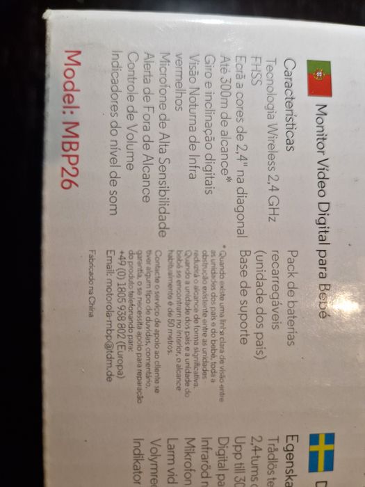 Câmara de videovigilância de bebé