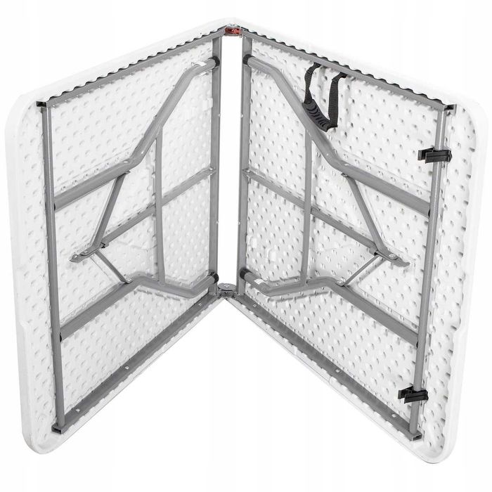 Okazja! Duży Składany Stół Cateringowy Do Ogrodu - Wzmocniony Stabilny