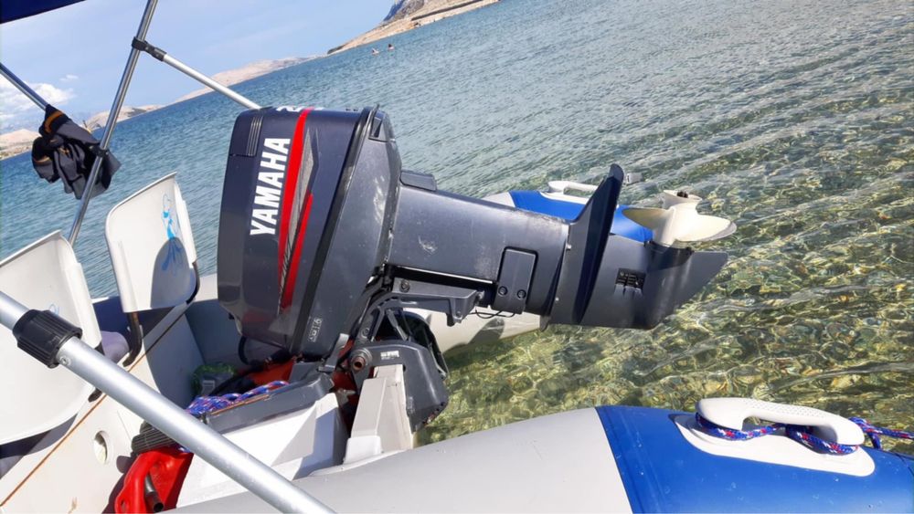 KOMPLET NA WODĘ - Ponton Proscan Marine + Yamaha 25KM + Przyczepa