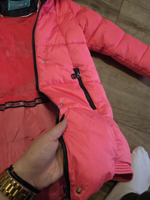Ciepluteńka kurtka zimowa  dla dziewczynki  128