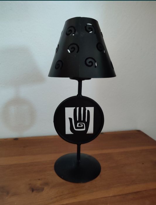 Castiçal em ferro forjado