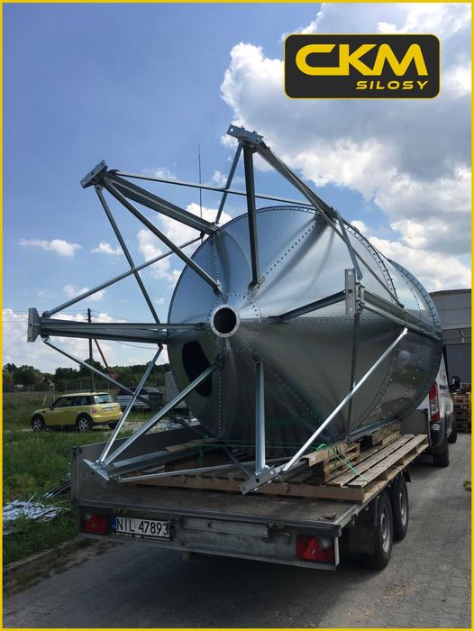Silos paszowy 15 ton - gotowy - transport - szybki termin - POLSKI