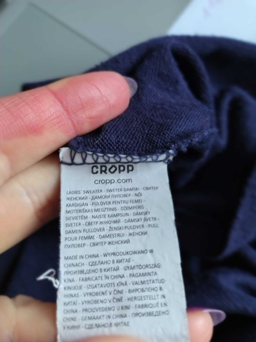Kardigan, sweterek granatowy Cropp 38 kod378