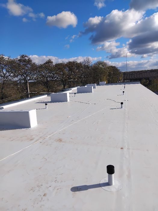 Монтаж ПВХ Мембрани та руберойд