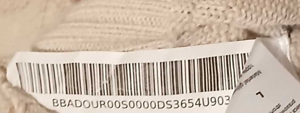 Sweter męski Marka Bytom Adour - beżowy wzór pleciony 100% bawełna