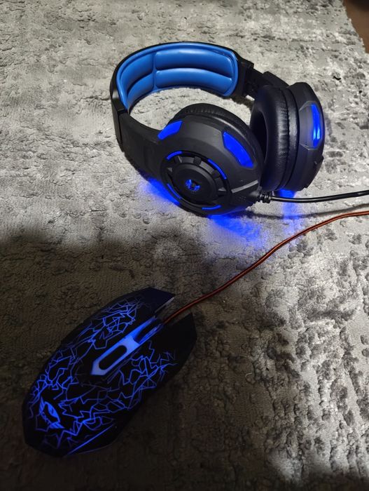 Fones e rato gamer da GXT