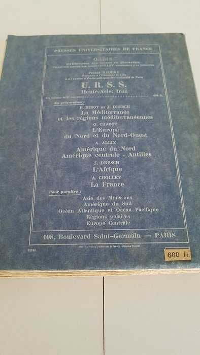Livro Françês do autor Jean Brunhes ( A geografia humana ) de 1947