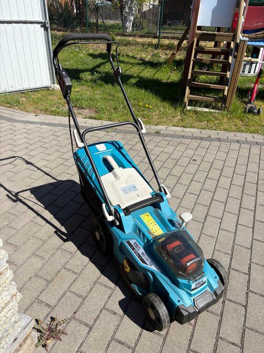 Kosiarka akumulatorowa DEDRA DED7199 37cm 2x18v + 2x akumulator 4ah + 2x ładowarka