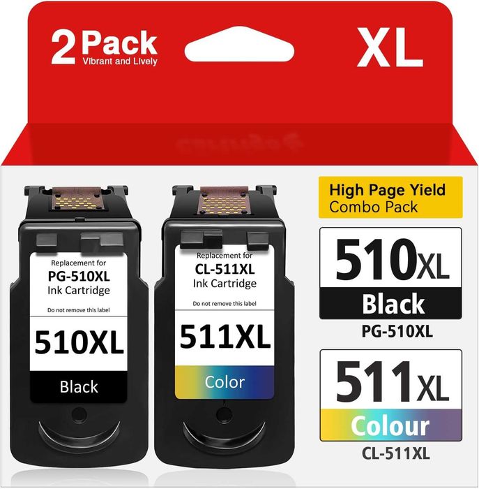 Tusze do CANON PG510 + CL511 XL PIXMA iP2700 MP240 MP250 MX340