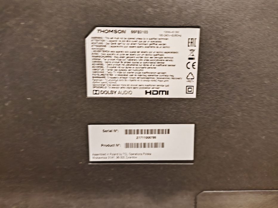 Telewizor Thomson 55FB3103