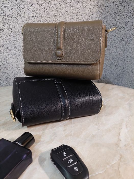 Torebki w kolorze czarnym i brązowym