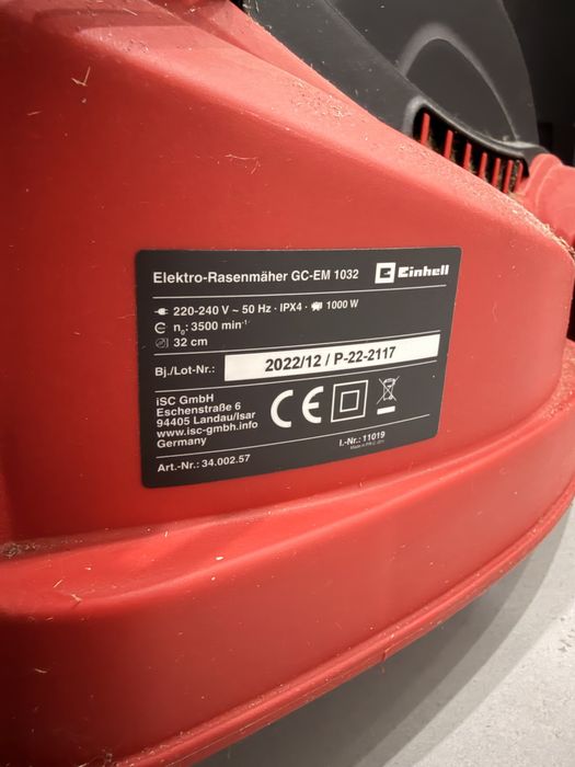 Corta-Relvas Eletrico EINHELL GC-EM 1032