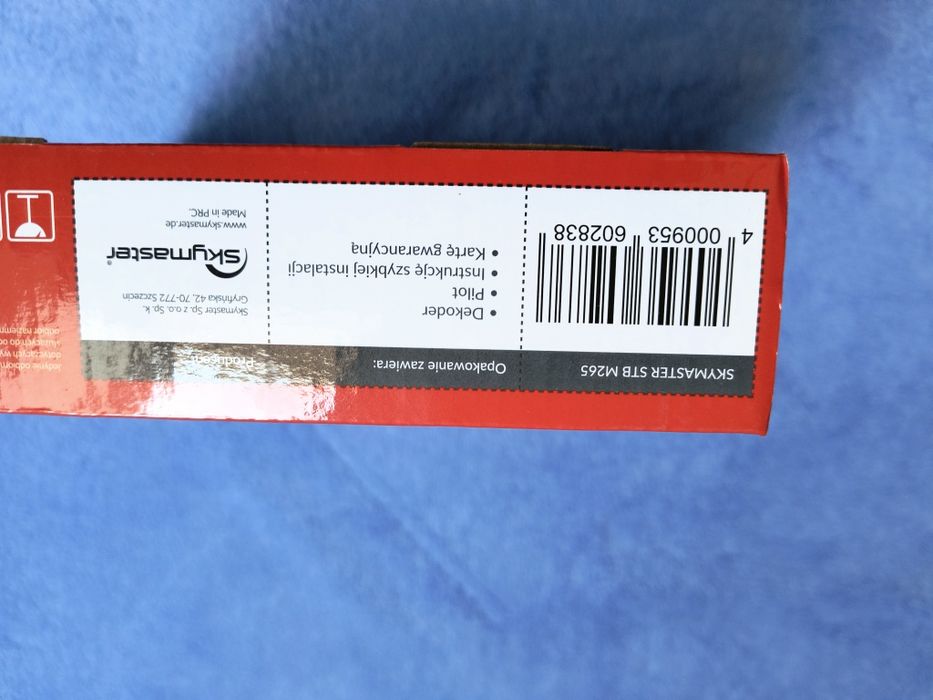 Skymaster STB M265 Dekoder DVB-T/T2