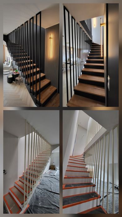 Balustrada metalowa.