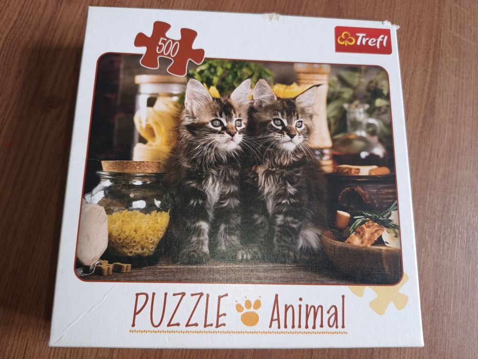 Puzzle Trefl z serii Animal - Koty. 500 elementów.