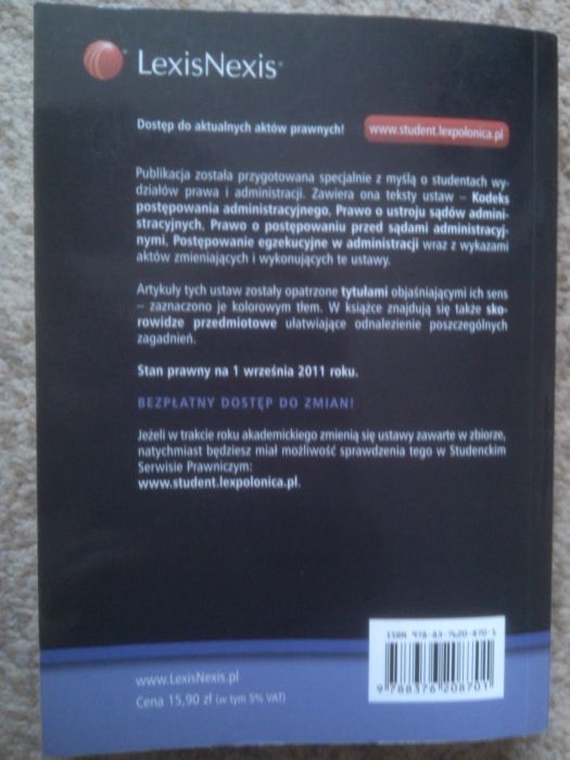 Kodeks postępowania administracyjnego, Prawo o ustroju, LexisNexis