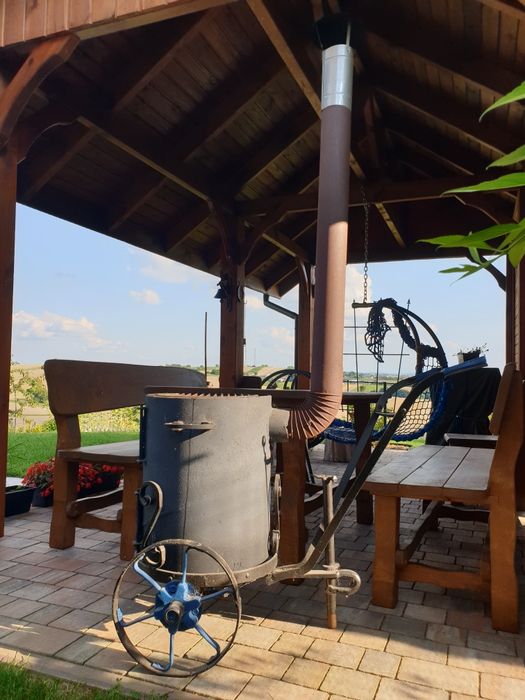 Grill piec solidny