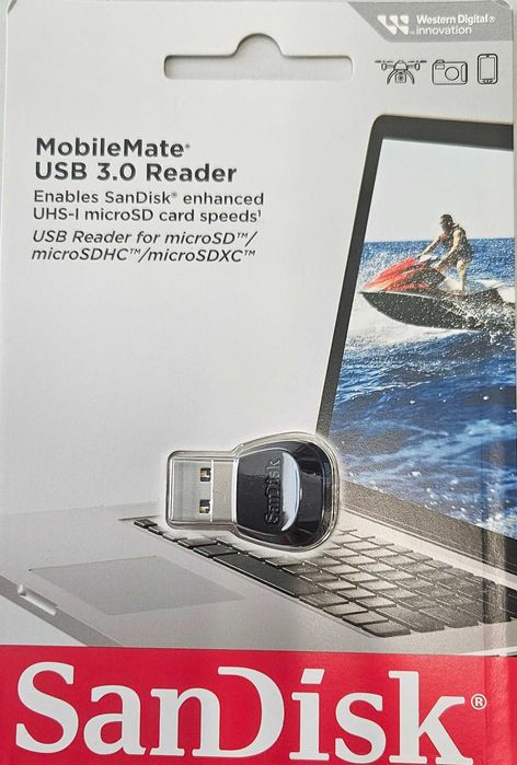 Czytnik kart SANDISK Mobilemate USB 3.0 Czarny