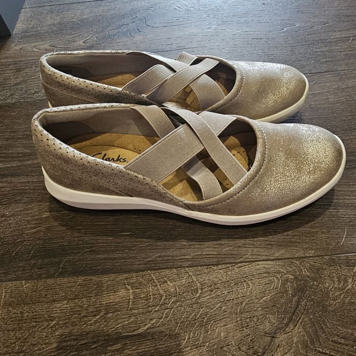 Жіночі сліпони, балетки clarks, розмір 38