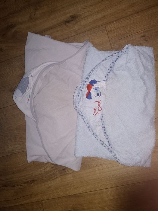 Ręczniki kąpielowe niemowlęce z kapturkiem