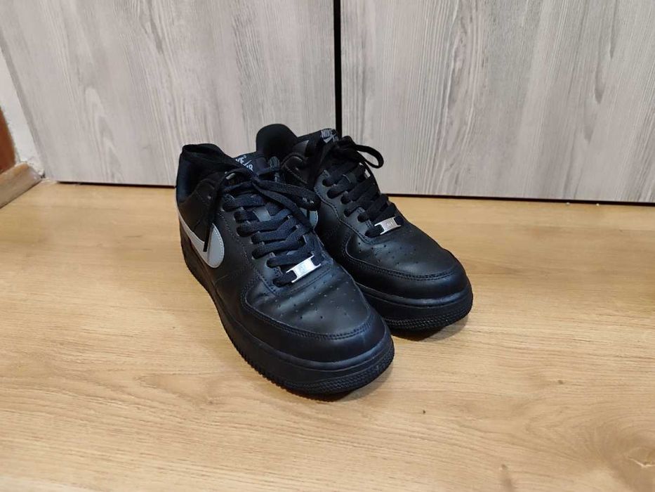 Sneakersy Nike Air Force 1 Czarno-Szare 43
