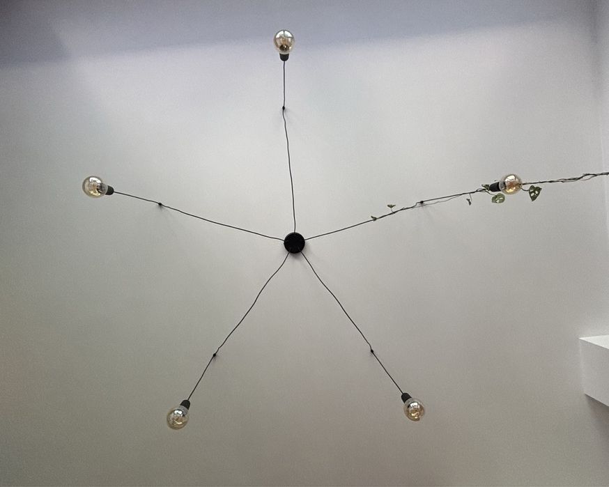 Zestaw Żyrandol pająk i kinkiet