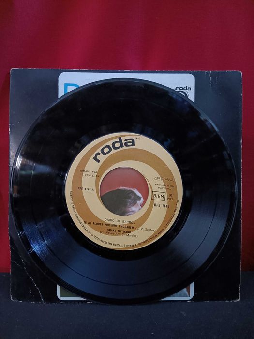 Dario de Barros vinil 1 capa assinada