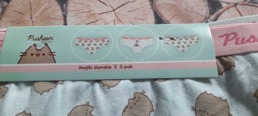 Majtki damskie Pusheen, 3-pak