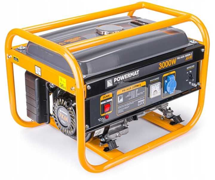 Agregat prądotwórczy generator prądu MOCNY 3000W AVR 7HP 230V