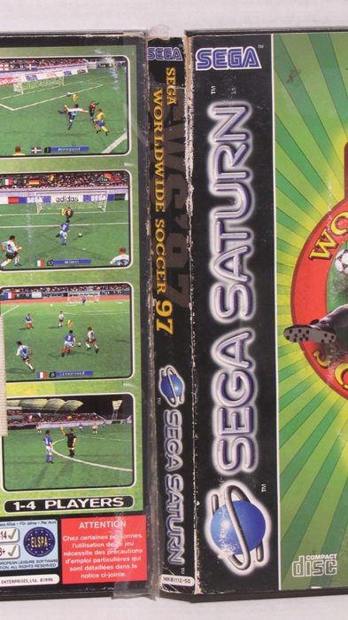 Jogo Sega Saturn Sega Worldwide Soccer 97