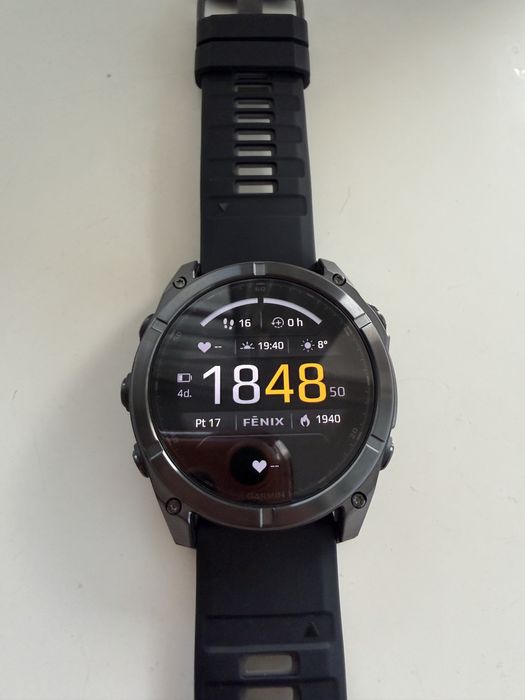 Garmin Fenix 8 - 51mm - AMOLED -  Sapphire Carbon Gray DLC Titanium