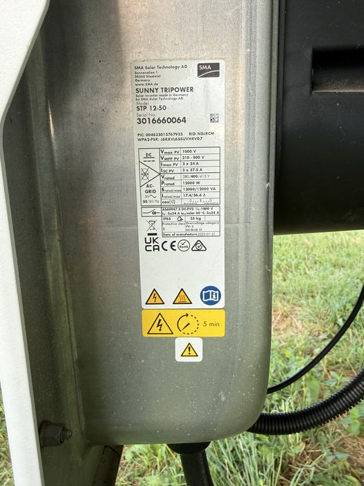 Uzywany Falownik SMA 12kW tripower