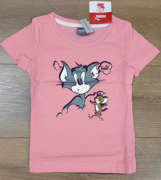 Koszulka PUMA nowa Tom Jerry rozmiar 104 dziecięca