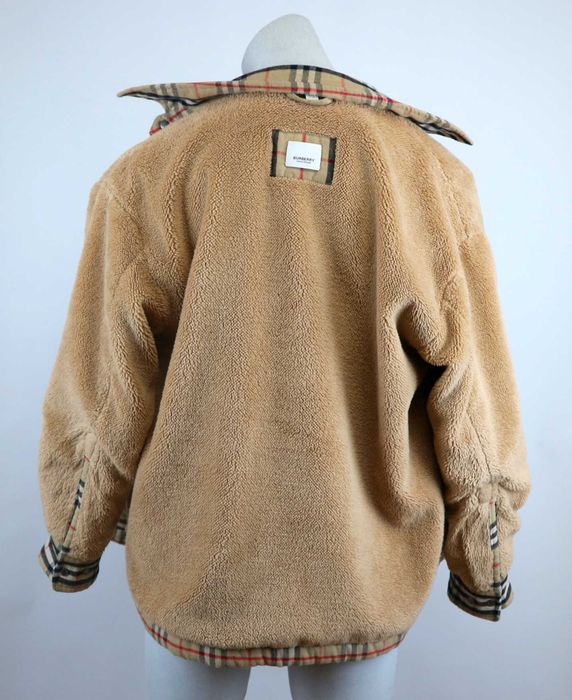 Burberry Vintage Check Shirt Jacket Beige kurtka koszulowa XS