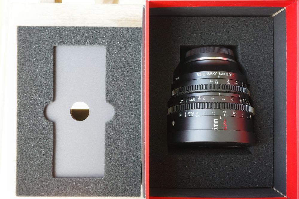7Artisans Cine Lens 35mm T1.05 Como nova FUJI X Mount