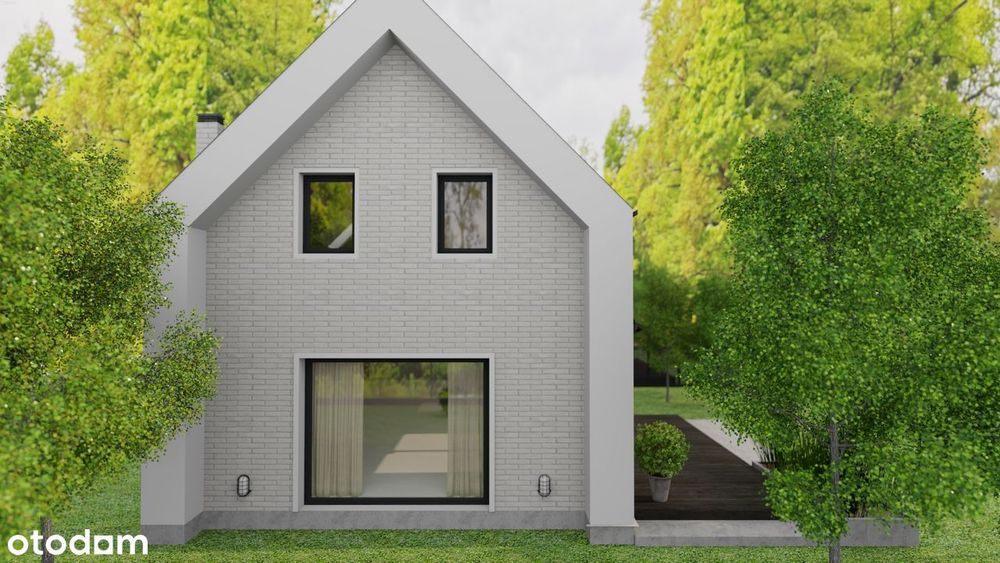 Dom przy lesie  94 m² , ogródek ,5 pokoi, jezioro, Kórnik